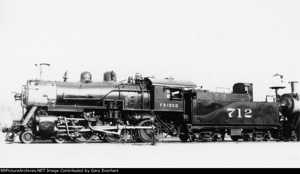 SLSF 4-6-0 #712 - St Louis- San Francisco